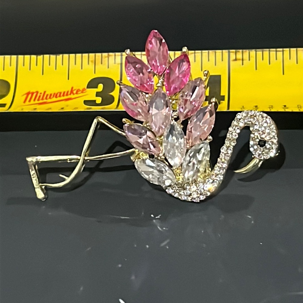 Flamingo brooch